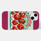 Speelse Tomato Fun Phone Hoesje – Vrolijk en leven (Achterkant (horizontaal))