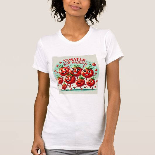 Speelse Tomato Fun T-Shirt – levendig en vrolijk (Voorkant)