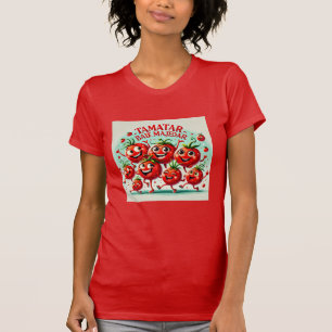 Speelse Tomato Fun T-Shirt – levendig en vrolijk