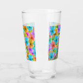 Speelse tuin: Meerkat te midden van driekleurige b Glas (Links)