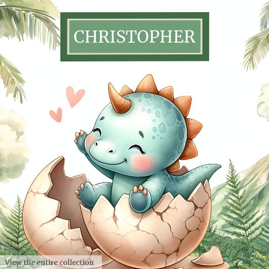 Speelse Uitkomen Binnenkort Baby Dinosaurus Waterv Kussen