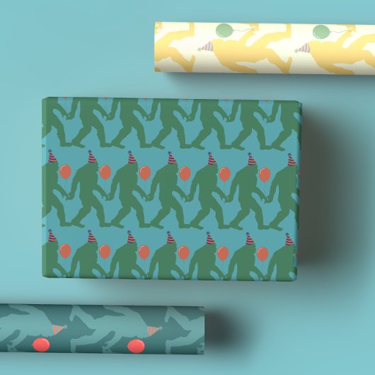 Speelse & Unieke Heldere Kleurrijke Verjaardag Big Inpakpapier Vel