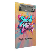 Speelse urban vibes mini klembord (Schuin)