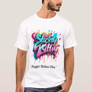 Speelse urban vibes t-shirt