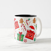 Speelse vakantie magische Mok (Voorkant rechts)