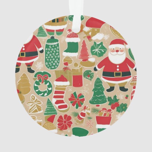 Speelse Vakantie Treats Foto Ornament – Gingerbrea (achterkant)