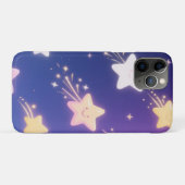 Speelse vallende sterren patroon, gloeiende hemels Case-Mate iPhone case (Achterkant (horizontaal))