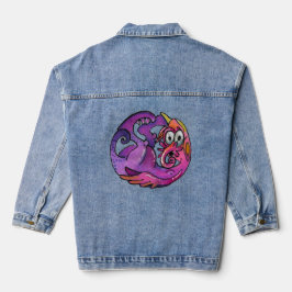 Speelse Verbeeldingswezens Denim Jacket