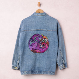 Speelse Verbeeldingswezens Denim Jacket