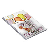 Speelse Verjaardag Groet: Gelukkige Verjaardag Bro Notitieboek (Rechterzijde)