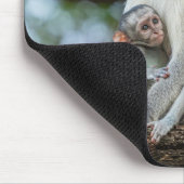 Speelse Vervet Monkey Afrikaanse Fotografie Muismat (Hoek)