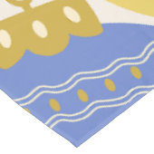 Speelse vintage kerstballen tafelkleed (Gekanteld)