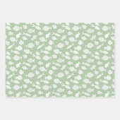 Speelse Visschool Doodle S witte Cadeau Inpakpapier Vel (Voorkant 3)