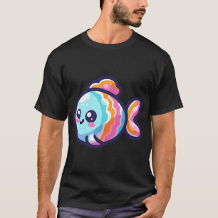 Speelse Vissen Cartoon T-shirt