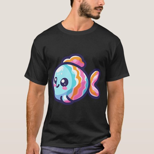 Speelse Vissen Cartoon T-shirt (Voorkant)