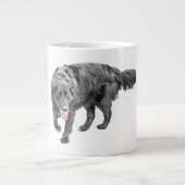 Speelse vonk in de herfstlucht grote koffiekop (Voorkant)