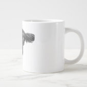 Speelse vonk in de herfstlucht grote koffiekop (Rechts)