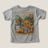 Speelse vrienden, Cuddle crew T-Shirt (Design achterkant)
