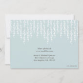 Speelse Wijnstok Moderne Geboorteaankondigingskaar Aankondiging (Achterkant)