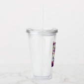 speelse wolf acryl drinkbeker (Rechts)