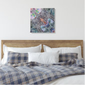 Speelse Wonder Uitgerekte Canvasprint Canvas Afdruk (Insitu (Slaapkamer))
