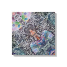 Speelse Wonder Uitgerekte Canvasprint