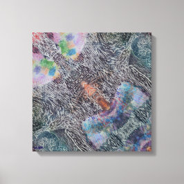 Speelse Wonder Uitgerekte Canvasprint Canvas Afdruk