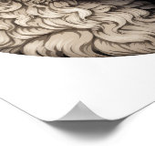 Speelse Yin en Yang Black Sheep Poster - Unique T (Hoek)