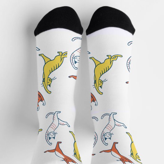 Speelse Yoga Kat Sokken (Top)