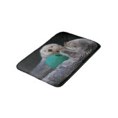 Speelse Zeeotters Foto Badmat (Gekanteld)