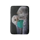 Speelse Zeeotters Foto Badmat (Voorkant Verticaal)