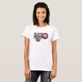 Speelse Zilver LUIAARD MODUS AAN Aangepaste Creati T-shirt (Voorkant volledig)
