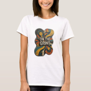 Speelse Zilver OP DE MOLEN Print T-shirt