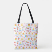 Speelse Zomer Tote Bag (Achterkant)