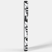 Speelse zwart-wit pandakunst Case-Mate iPhone case (Achterkant / Rechts)