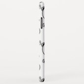 Speelse zwart-wit pandakunst Case-Mate iPhone case (Achterkant/rechts)