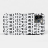 Speelse zwart-wit pandakunst Case-Mate iPhone case (Achterkant (horizontaal))