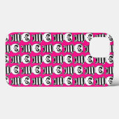 Speelse zwart-wit pandakunst Case-Mate iPhone case (Achterkant (horizontaal))