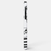 Speelse zwart-wit pandakunst Case-Mate iPhone case (Achterkant/links)