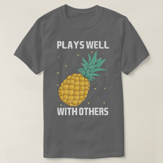 Speelt goed met andere ananas-T - shirts (Design voorkant)