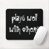 Speelt goed met andere Muismat in de zwarte Skulls (Met muis)