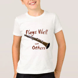Speelt goed met anderen Clarinet T-shirt
