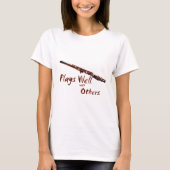 Speelt goed met anderen / Flute T-shirt (Voorkant)