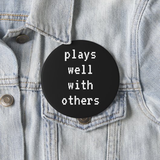 Speelt goed met anderen Gamer Button (In situ)