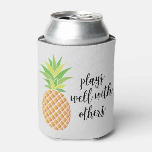 Speelt goed met anderen Koelbox Blikjeskoeler (Blikje Voorkant)
