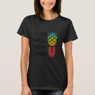 Speelt goed met anderen Swinger Lifestyle Een stou T-shirt