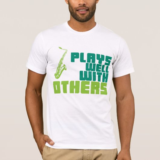 Speelt goed met anderen t-shirt (Voorkant)