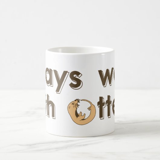 Speelt goed met otters-Mok Koffiemok (Center)