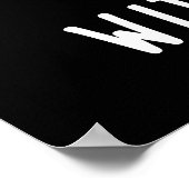 Speelt goed met Udders Funny Koe Pun Dark BG Poster (Hoek)