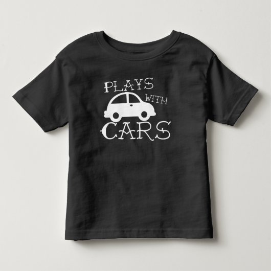 Speelt met auto's - Great Fathers Day Gift T-shirt (Voorkant)